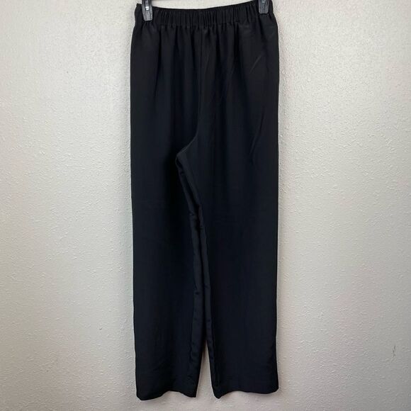 Norton McNaughton Black Nylon Pants Size 8 - Picture 1 of 3